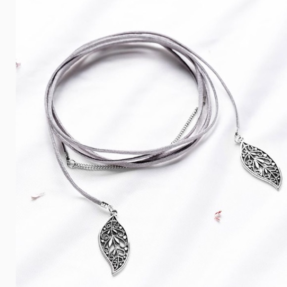 HP 10/26/17🎉Leaf Wrap Around Choker🍂 3 colors - Picture 4 of 5